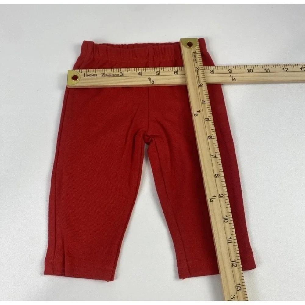 Sleeping Baby Bodysuit Pants Set Kids 3M Red White Nautical Anchor Ship Wheel